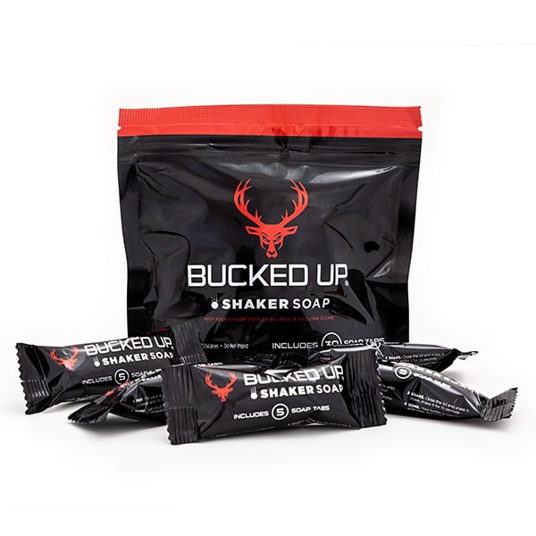 Bucked Up Shaker Soap Cleaning Tabs Accessory 30 Tabs - 30 cleaning tabs per pack | Svpplements