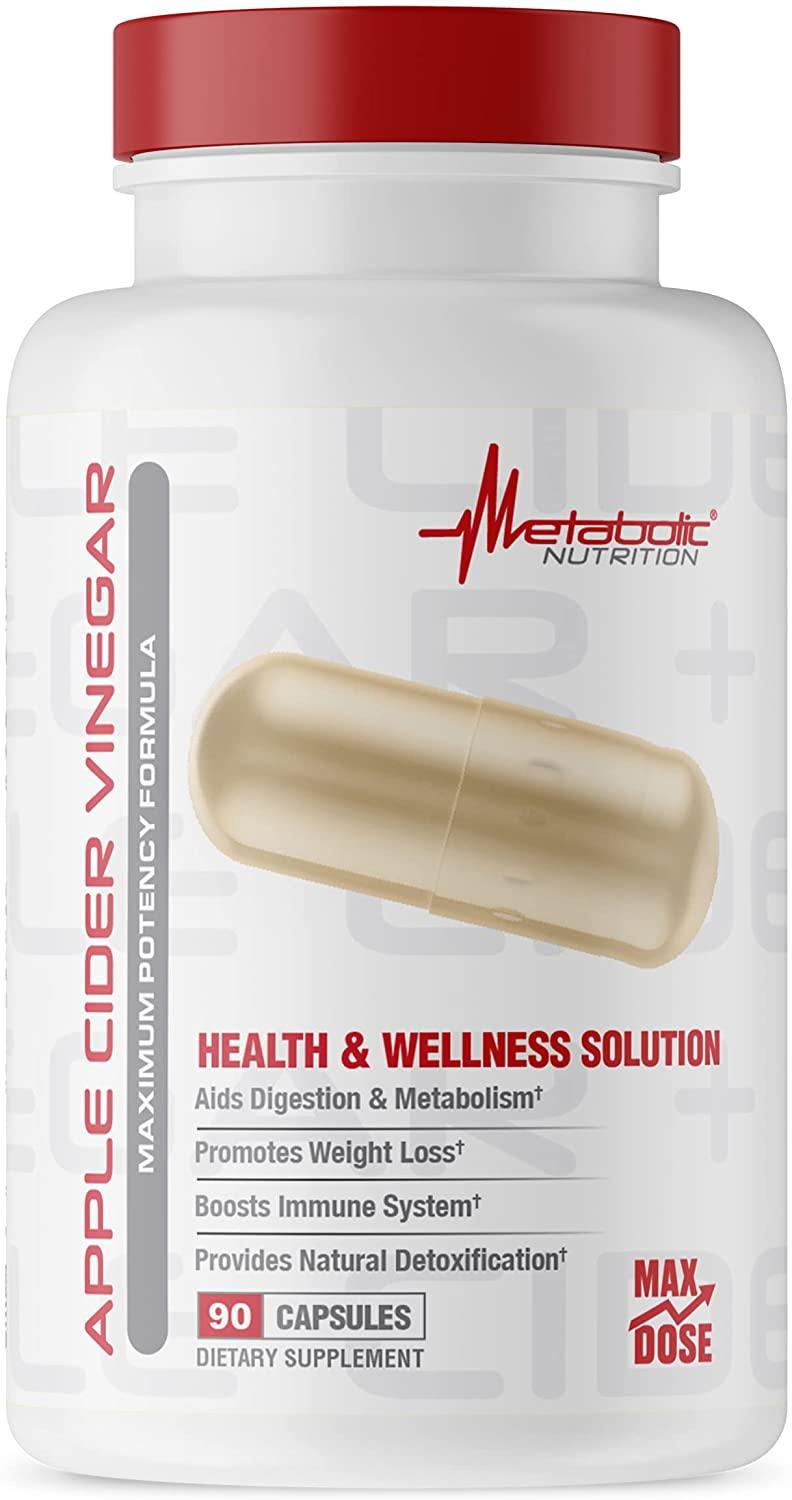 Metabolic Nutrition Apple Cider Vinegar Capsules 30 Servings | Svpplements