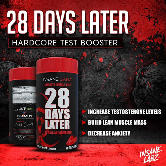 Insane Labz 28 Days Later Hormone Support Capsules 30 Servings Supplement Facts - 2.1g proprietary nighttime | Svpplements