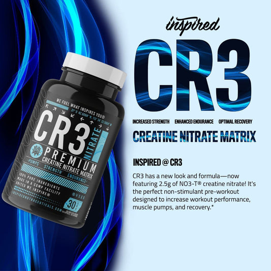 Inspired Nutraceuticals | CR3 | Creatine Nitrate - Supplement Facts | Svpplements