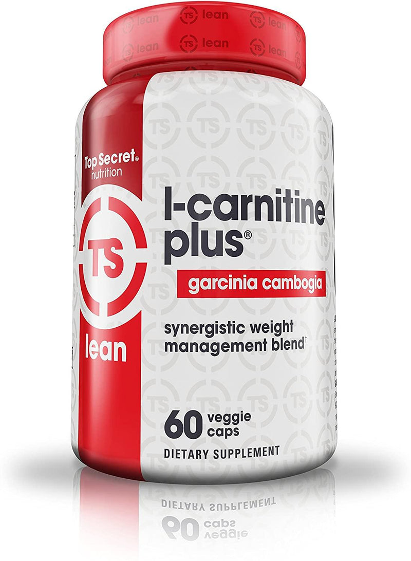 Top Secret Nutrition L-Carnitine Plus Garcinia Cambogia Fat Burner Capsules 30 Servings | Svpplements