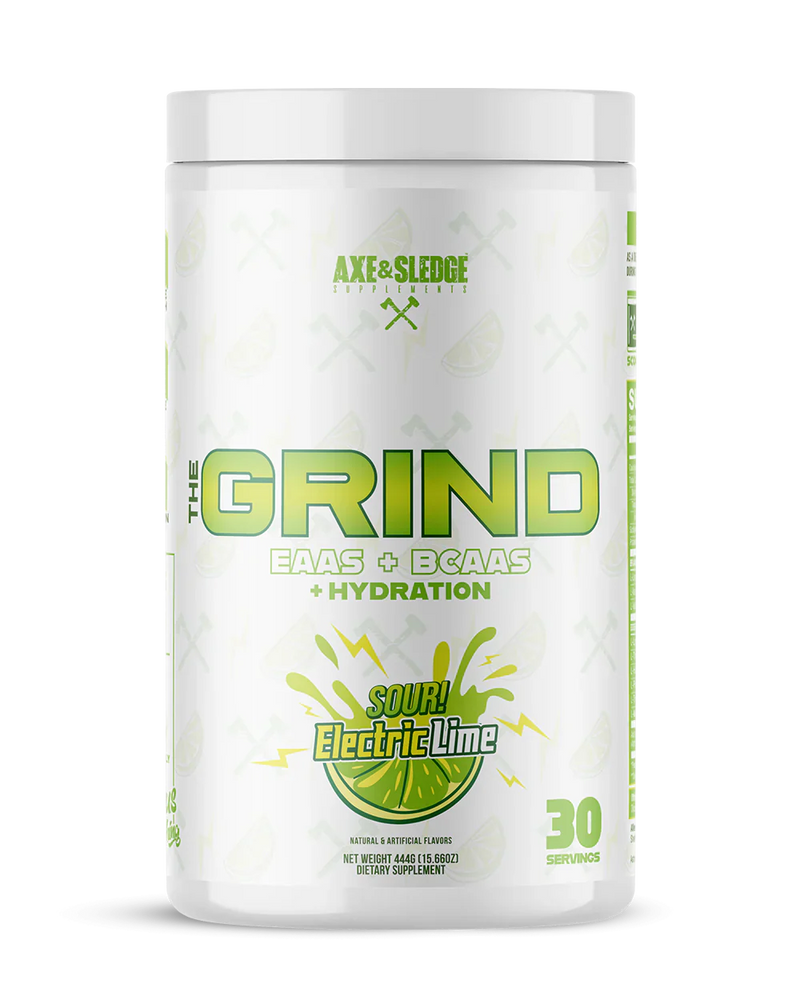 Axe & Sledge The Grind V3 EAA BCAA Hydration Amino Powder N/A Servings - L-Leucine 2500mg | Svpplements