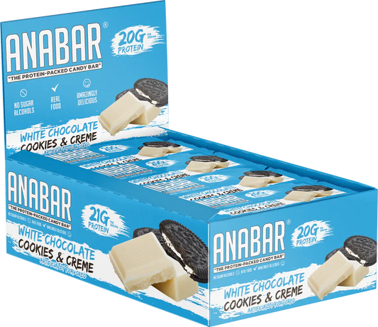 Anabar Protein Packed Candy Bar Protein Bar 12 Count - Flavor Options | Svpplements