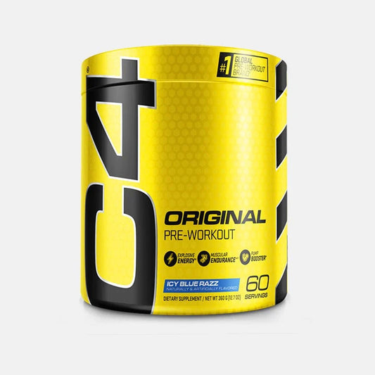 Cellucor C4 Original Pre-Workout Powder 60 Servings Supplement Facts - Caffeine Anhydrous 150mg | Svpplements
