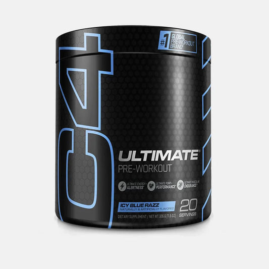 C4 Ultimate Pre-Workout Powder 20 Servings Supplement Facts - CarnoSyn® Beta-Alanine 3.2g | Svpplements