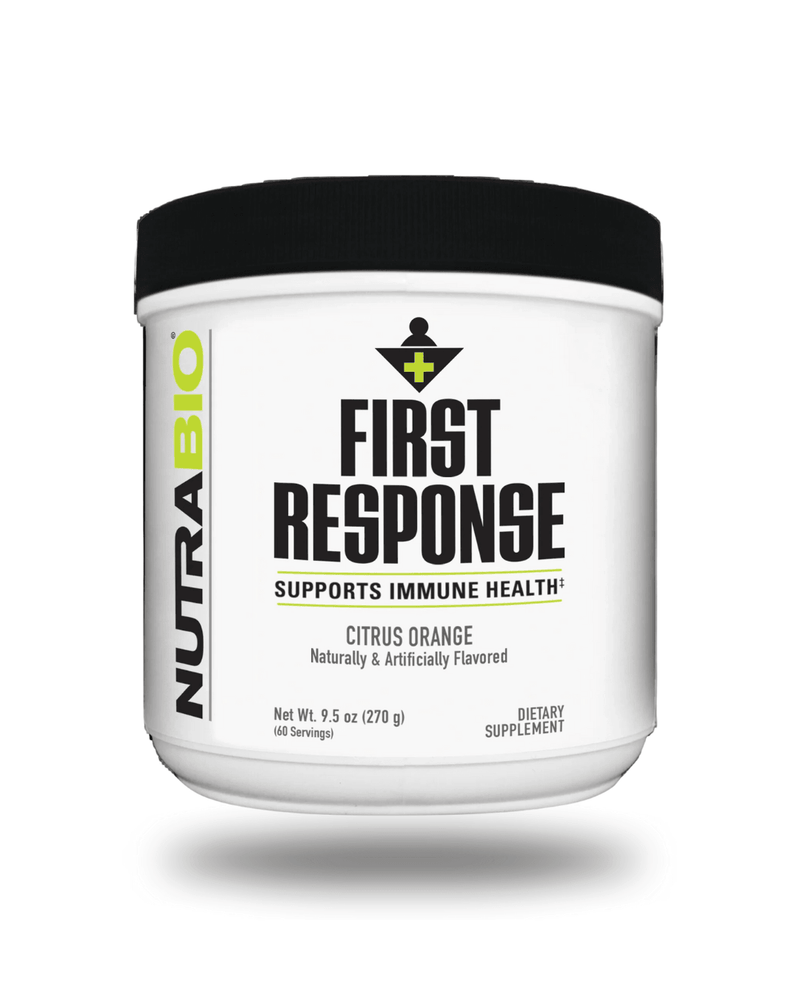 NutraBio First Response Immune Support Powder 60 Servings - Vitamin C 3000mg | Svpplements