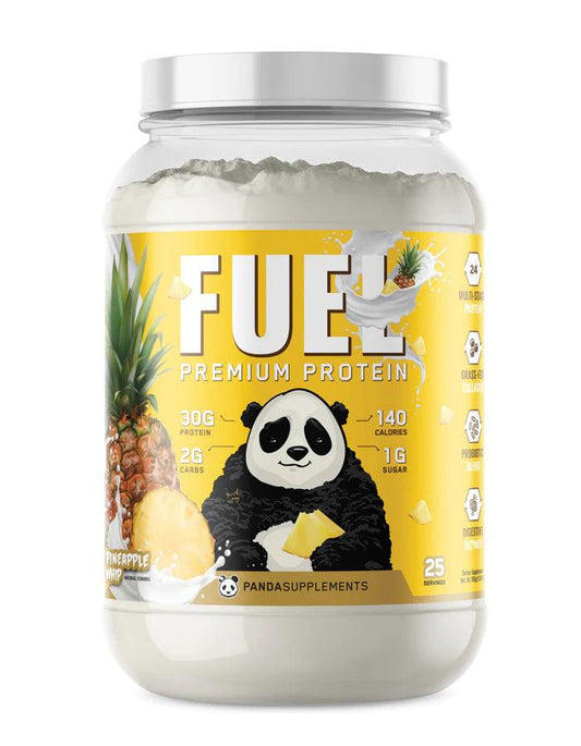 Panda Supps Fuel Premium Protein Powder 25 Servings Supplement Facts - Protein 30g | Svpplements