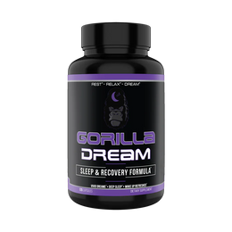 Gorilla Mind Gorilla Dream Sleep Supplement Capsules 30 Servings - Magnesium 225mg | Svpplements