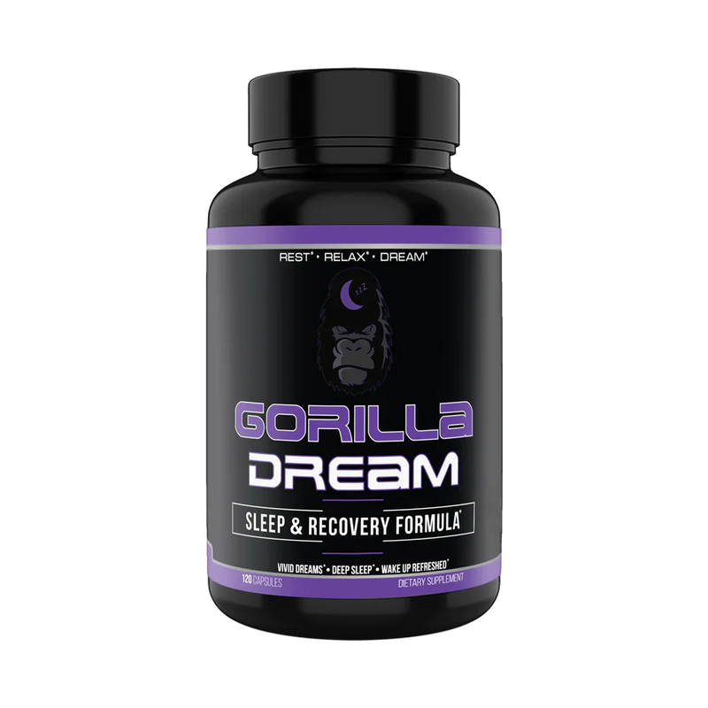Gorilla Mind Gorilla Dream Sleep Supplement Capsules 30 Servings - Magnesium 225mg | Svpplements