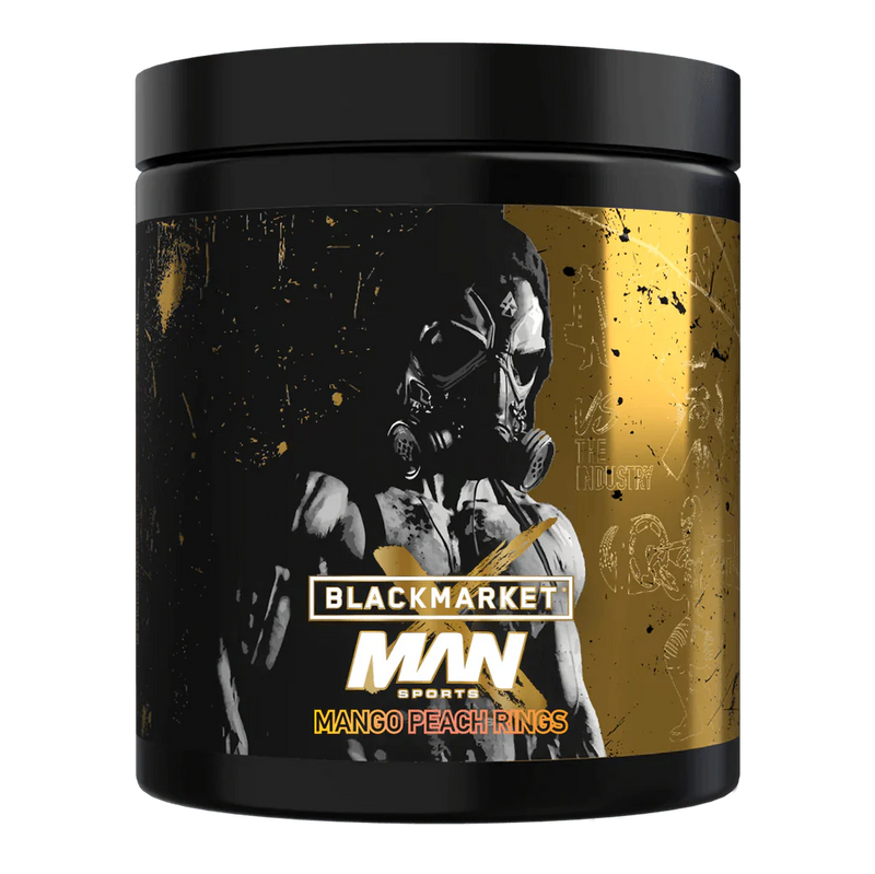 Black Market X-Man Sports Pre-Workout Powder 20 Servings - L-Citrulline 8000mg | Svpplements