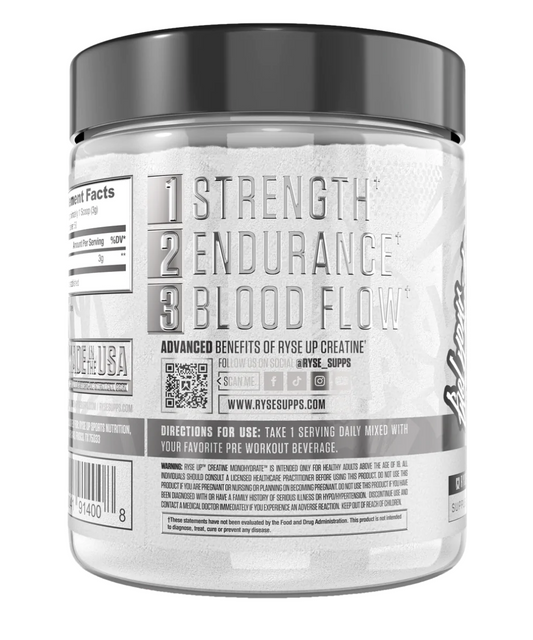 RYSE L-Citrulline Pump Powder 50 Servings Supplement Facts - L-Citrulline 3g | Svpplements
