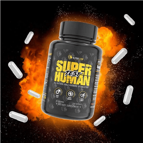 Alpha Lion SuperHuman Test Hormone Support Capsules 30 Servings Supplement Facts - Zinc Bisglycinate Chelate | Svpplements