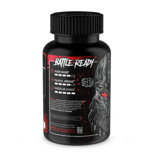 Kaymas Detoxed Liver Support Supplement Capsules 30 Servings Supplement Facts - N-Acetyl Cysteine 600mg | Svpplements