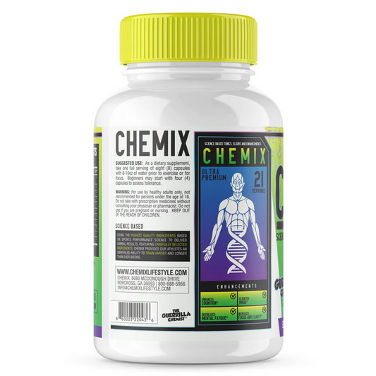 Chemix Nootropic Supplement Powder 21 Servings Supplement Facts - Kanna (Sceletium tortuosum) 1g | Svpplements