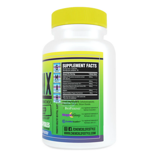 Chemix Sleep Support Supplement - Supplement Facts | Svpplements
