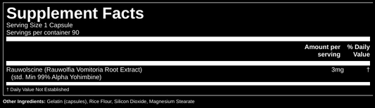 Gorilla Mind Dietary Supplement - Supplement Facts | Svpplements