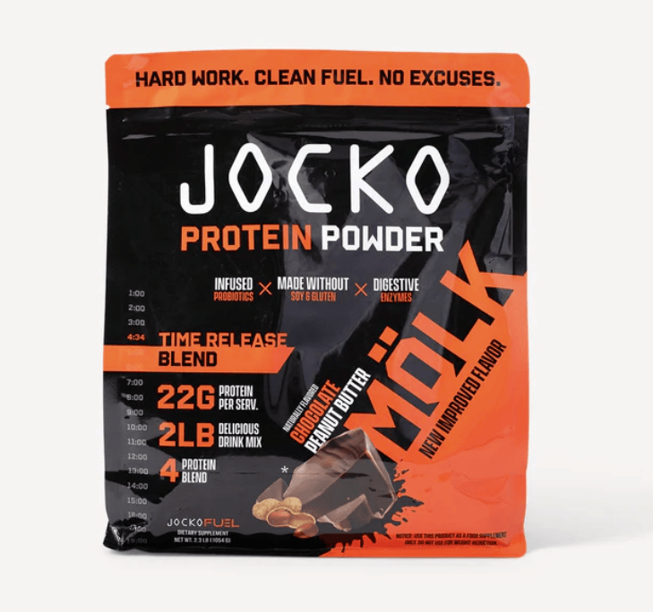 Jocko Fuel Jocko Molk Protein Powder 31 Servings - Leucine 2135mg | Svpplements