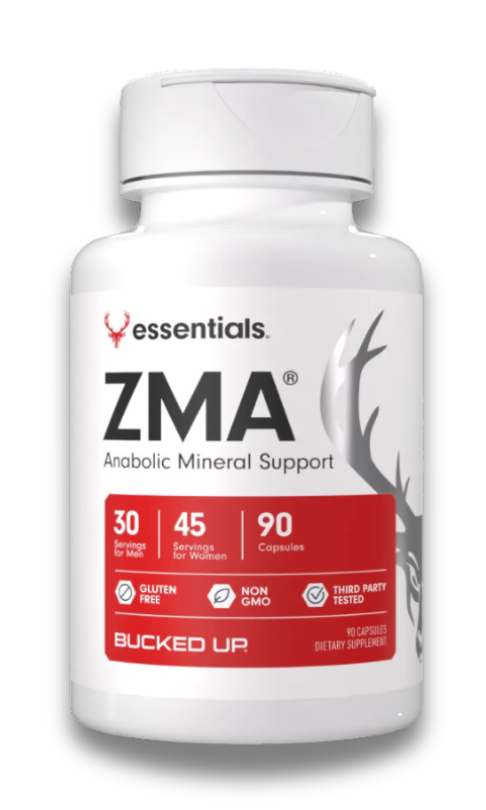 Bucked Up ZMA Mineral Recovery Supplement Capsules 30 Servings - Magnesium 450mg | Svpplements