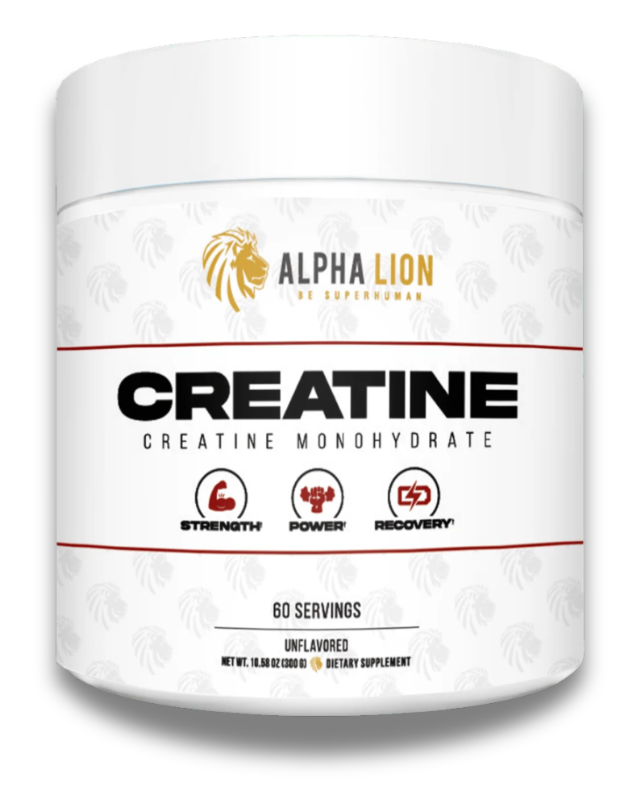Alpha Lion Creatine Monohydrate Powder 60 Servings - Creatine Monohydrate 5000mg | Svpplements