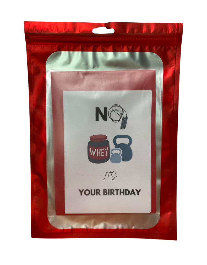 Gym Birthday Card Greeting Card General Wellness N/A Servings - Novelty gym birthday card | Svpplements