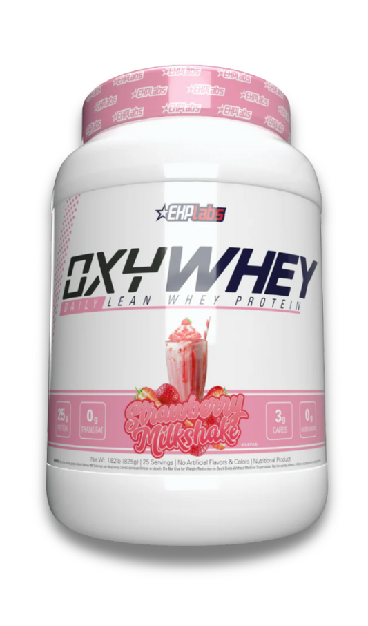 EHP Labs OxyWhey Lean Whey Protein Powder 25 Servings Supplement Facts - Whey Protein Blend 25g protein total | Svpplements