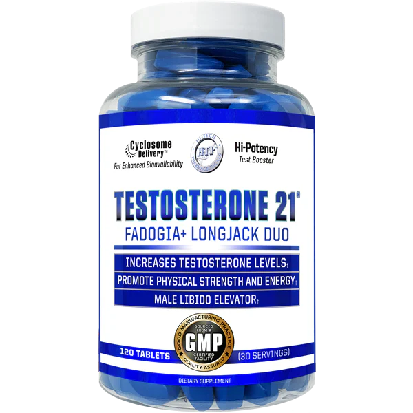 Hi-Tech Testosterone 21 Testosterone Booster Capsules 30 Servings - TK100® Tongkat Ali 100:1 Extract 400mg | Svpplements