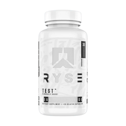 RYSE Test Hormone Support Capsules 30 Servings - Organic Ashwagandha Extract 675mg | Svpplements
