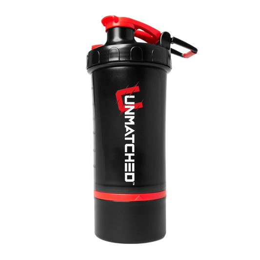 Unmatched Shaker Cup with Powder & Pill Storage Accessory 1 Count Supplement Facts - Shaker plus powder and | Svpplements