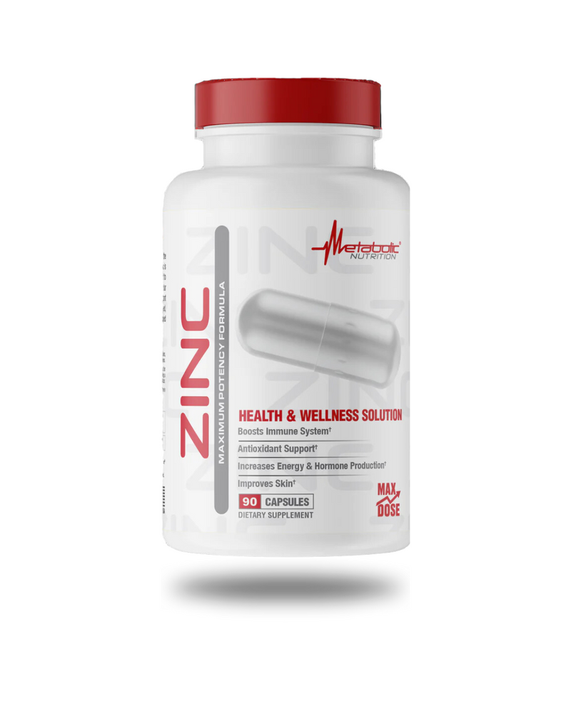 Metabolic Nutrition Zinc Mineral Capsules 90 Servings - Zinc 75mg | Svpplements