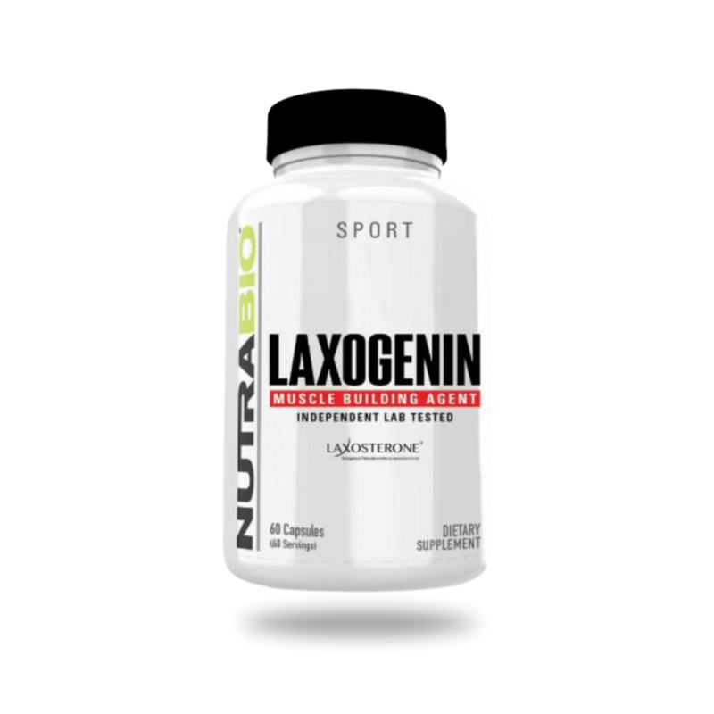 NutraBio Laxogenin Strength Capsules 60 Servings - Laxogenin Reported 100mg | Svpplements
