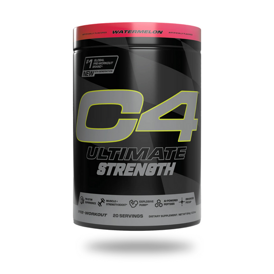 Cellucor C4 Ultimate Strength Pre-Workout Powder 20 Servings Supplement Facts - CarnoSyn® Beta-Alanine 3.2g | Svpplements