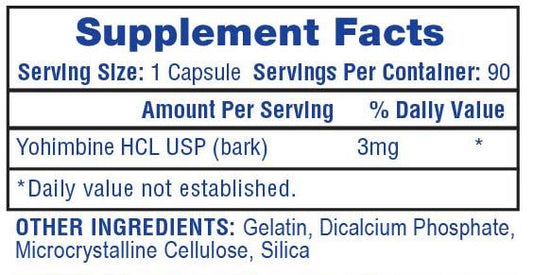 Hi-Tech Pharmaceuticals Dietary Supplement - Supplement Facts | Svpplements