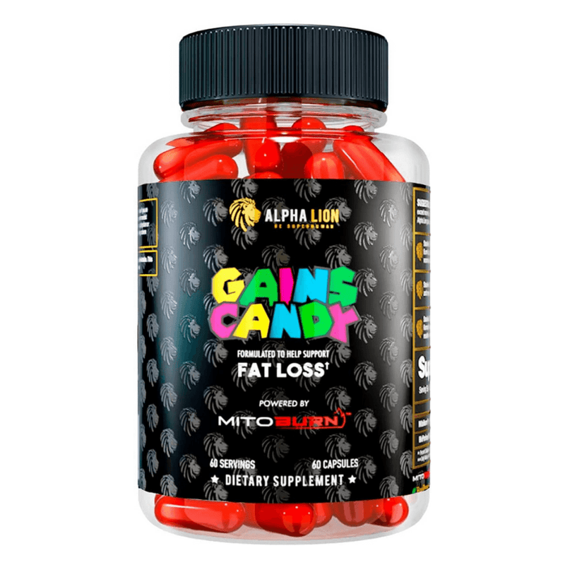 Alpha Lion Gains Candy MitoBurn Fat Burner Capsules 30 Servings - MitoBurn® 250mg per capsule | Svpplements