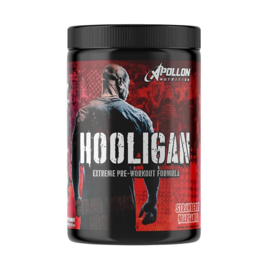Apollon Hooligan Extreme Pre-Workout Powder 20 Servings Supplement Facts - L-Citrulline 7000mg | Svpplements