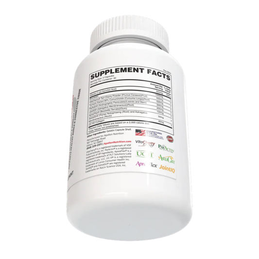Apollon Unbreakable Joint Support Capsules 30 Servings Supplement Facts - UC-II® Collagen 40 mg | Svpplements