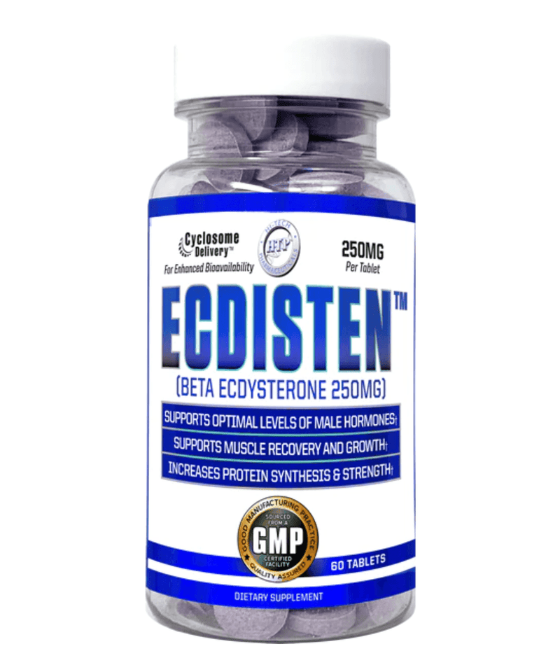 Hi-Tech Pharmaceuticals Ecdisten Beta Ecdysterone Tablets 30-60 Servings - Beta Ecdysterone 250mg per tablet | Svpplements