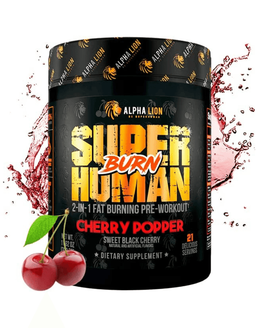 Alpha Lion SuperHuman Burn Pre-Workout Powder 21 Servings Supplement Facts - L-Citrulline 4000mg | Svpplements