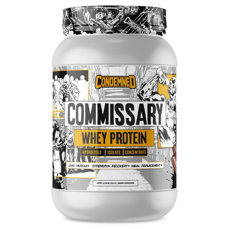 Condemned Commissary Whey Protein Powder 27 Servings - Protein 24g | Svpplements