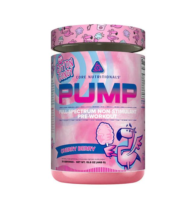 Core Nutritionals Pump Stim-Free Pre-Workout Powder 20 Servings - L-Citrulline 6000mg | Svpplements