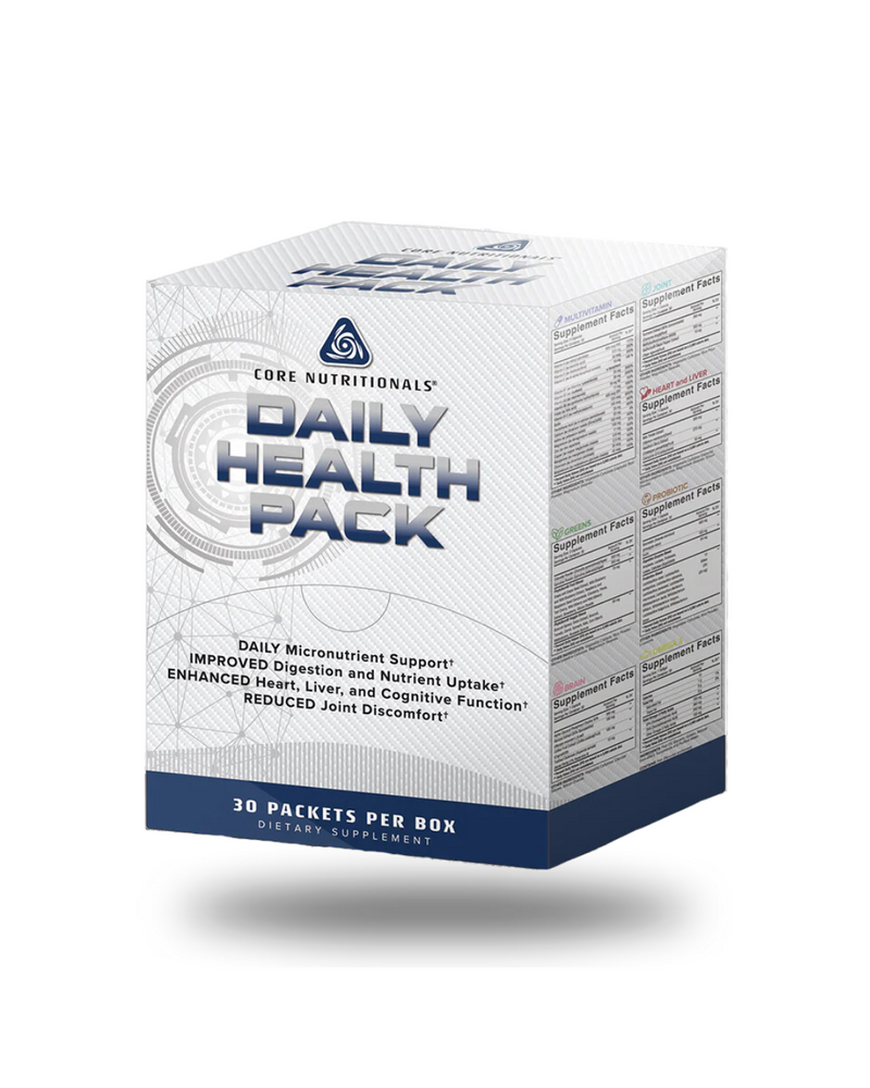 Core Nutritionals Daily Health Pack Daily Vitamin Stack 30 Servings - Total Omega-3 Fatty Acids 700mg | Svpplements