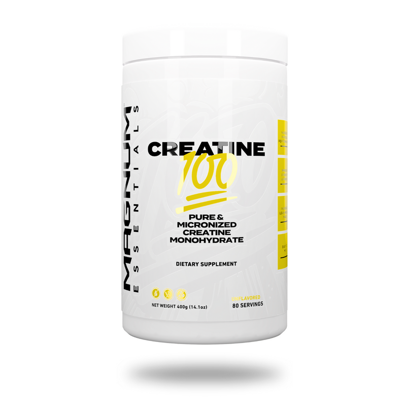 Magnum Essentials Creatine 100 Creatine Monohydrate Powder 80 Servings - Creatine Monohydrate 5g | Svpplements