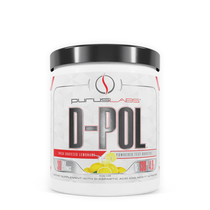 Purus Labs D-Pol Hormone Support Capsules 30 Servings - D-Aspartic Acid 3.32g | Svpplements