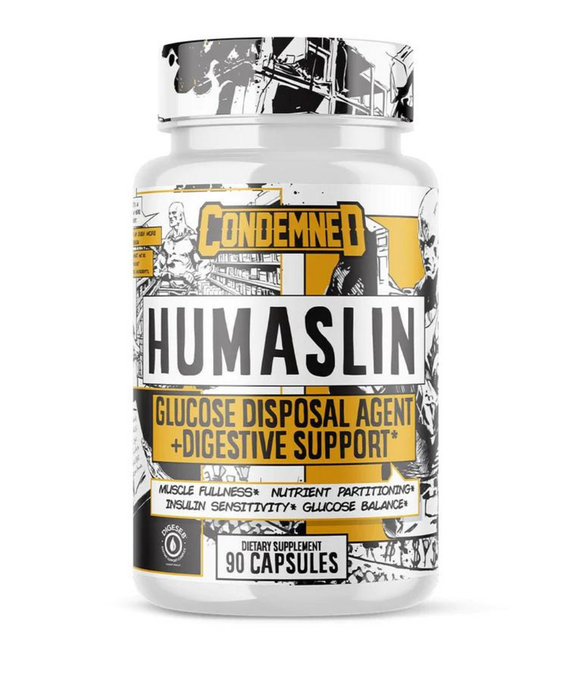 Condemned Labz HumaSlin Glucose Disposal Support Capsules 30 Servings - Berberine HCL 500mg | Svpplements