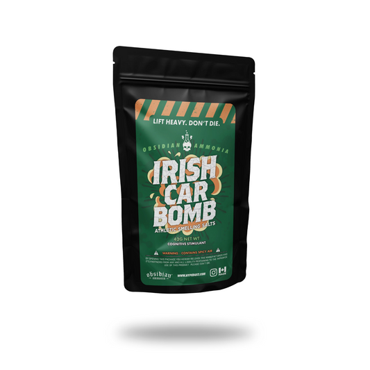 Obsidian Ammonia Irish Car Bomb Strength Inhalant N/A Servings Supplement Facts - Classic smelling salt | Svpplements
