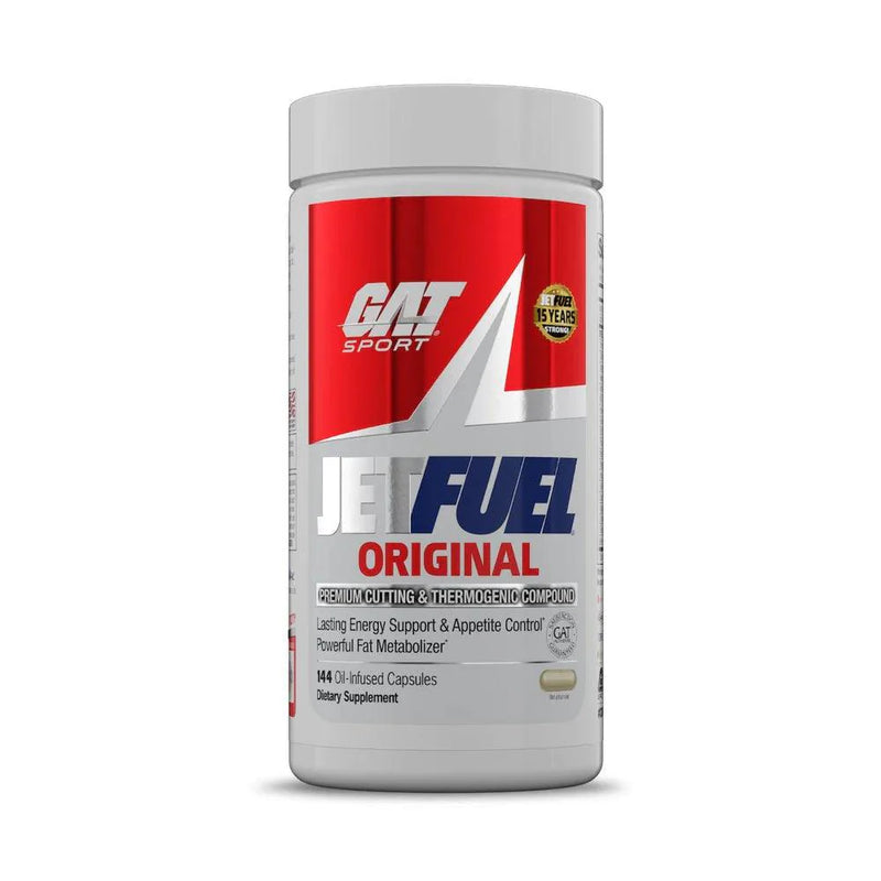 GAT Sport Jet Fuel Original Fat Burner Capsules 48 Servings - Niacin as Niacinamide 25.5mg | Svpplements