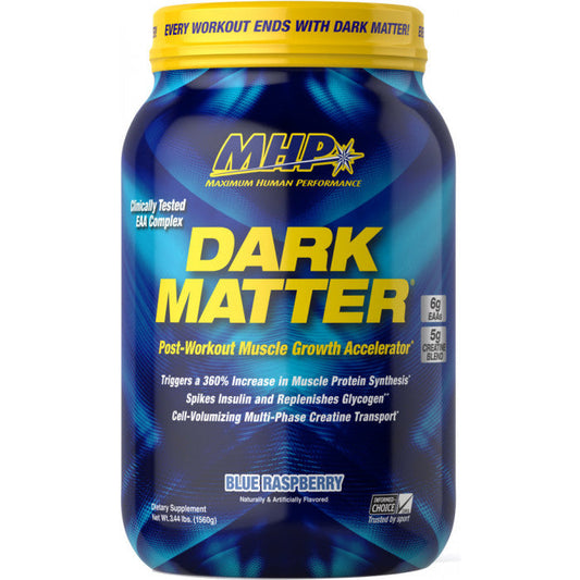 MHP Dark Matter Post-Workout Recovery Powder N/A Servings Supplement Facts - Essential Amino Acids 6g | Svpplements