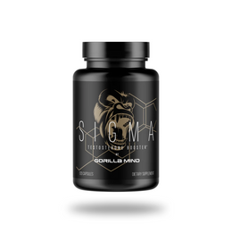 Gorilla Mind Sigma Hormone Support Capsules 60 Servings - Vitamin D3 38 mcg (1,500 IU) | Svpplements