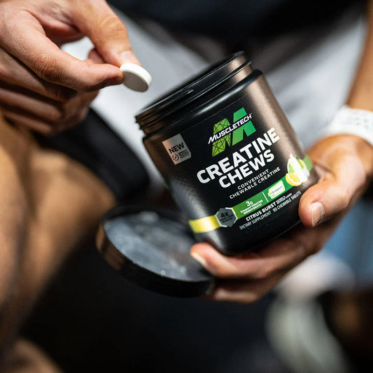 MuscleTech Creatine Chews Creatine Supplement Chewables 30 Servings Supplement Facts - Creatine Monohydrate 3g | Svpplements