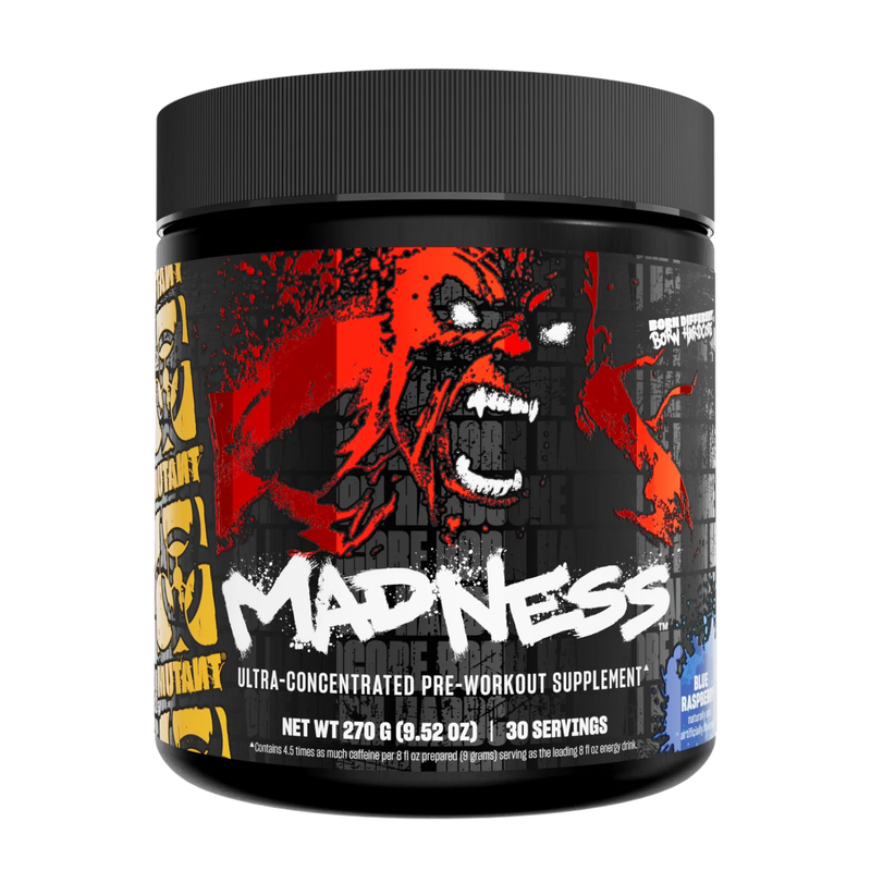 Mutant Madness Ultra-Concentrated Pre-Workout Powder 30 Servings - Niacin 20mg | Svpplements