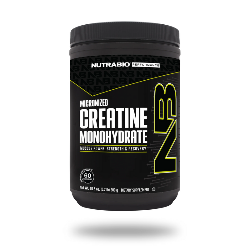 NutraBio Micronized Creatine Monohydrate Powder 100 Servings - PharmaPure Creatine Monohydrate 5000mg | Svpplements